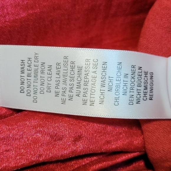 Adrianna Papell Red Puff Collar Jacket - Picture 11 of 12